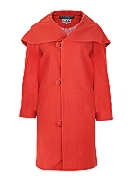 Melba Swing Swing Style raglan sleeve coat with shawl or hood option